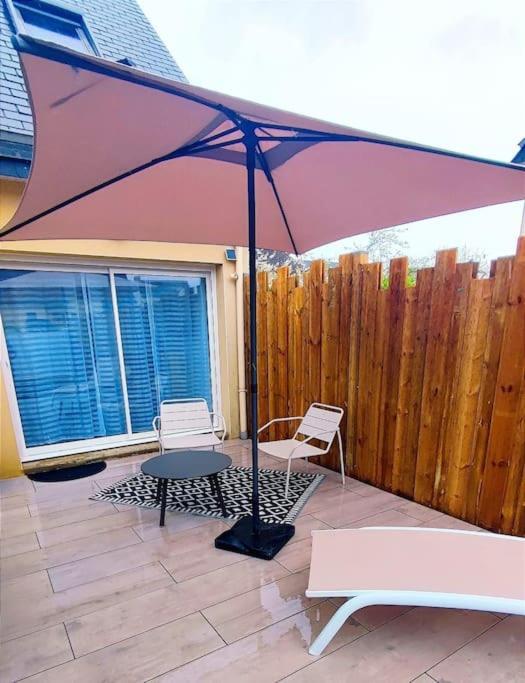 Appartement Cosy, Detente Avec Terrasse Pleurtuit Luaran gambar